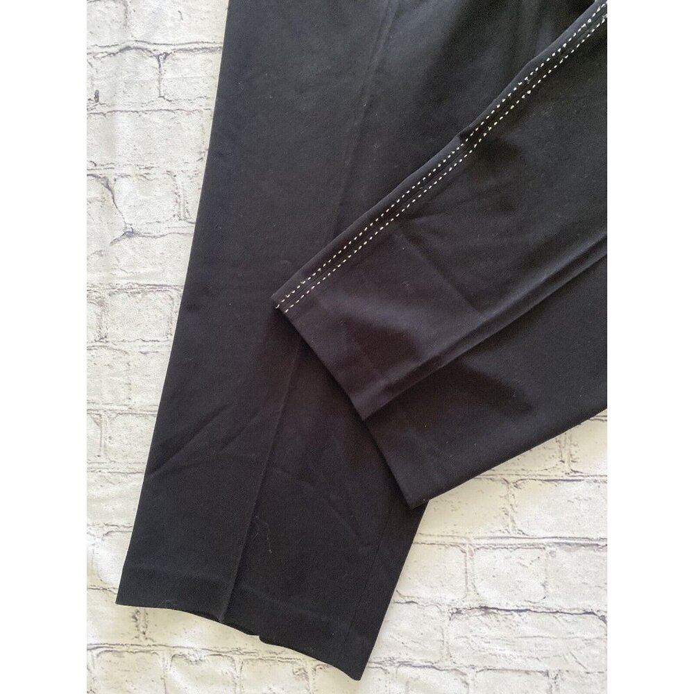 Grace Dane Lewis Woman Black White Stitching‎ Dress Pants SZ18W Spandex $98 NWOT - Picture 14 of 14